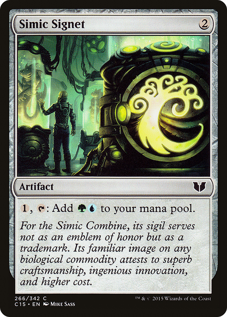Simic Signet (C15-266) - Commander 2015 - Premium MTG Single from Wizards of the Coast - Just $0.09! Shop now at Game Crave Tournament Store