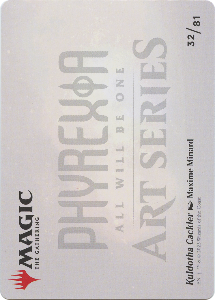 Kuldotha Cackler // Kuldotha Cackler (AONE-032) - Phyrexia: All Will Be One Art Series (Borderless) - Premium MTG Single from Wizards of the Coast - Just $0! Shop now at Game Crave Tournament Store