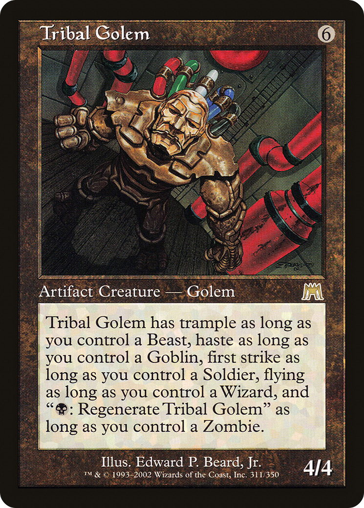 Tribal Golem (ONS-311) - Onslaught - Premium MTG Single from Wizards of the Coast - Just $0.26! Shop now at Game Crave Tournament Store