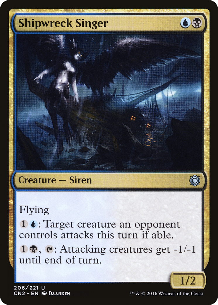 Shipwreck Singer (CN2-206) - Conspiracy: Take the Crown Foil - Premium MTG Single from Wizards of the Coast - Just $0.08! Shop now at Game Crave Tournament Store