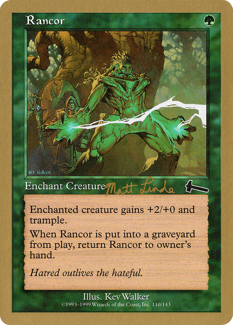 Rancor (WC99-ML110) - World Championship Decks 1999 - Premium MTG Single from Wizards of the Coast - Just $0.35! Shop now at Game Crave Tournament Store