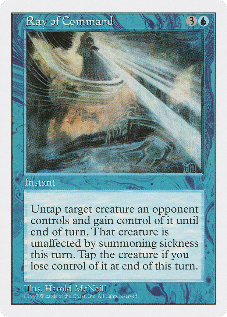 Ray of Command (5ED-114) - Fifth Edition - Premium MTG Single from Wizards of the Coast - Just $0.08! Shop now at Game Crave Tournament Store