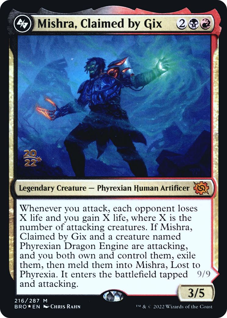 Mishra, Claimed by Gix (PBRO-216S) - The Brothers' War Promos Foil - Premium MTG Single from Wizards of the Coast - Just $4.09! Shop now at Game Crave Tournament Store