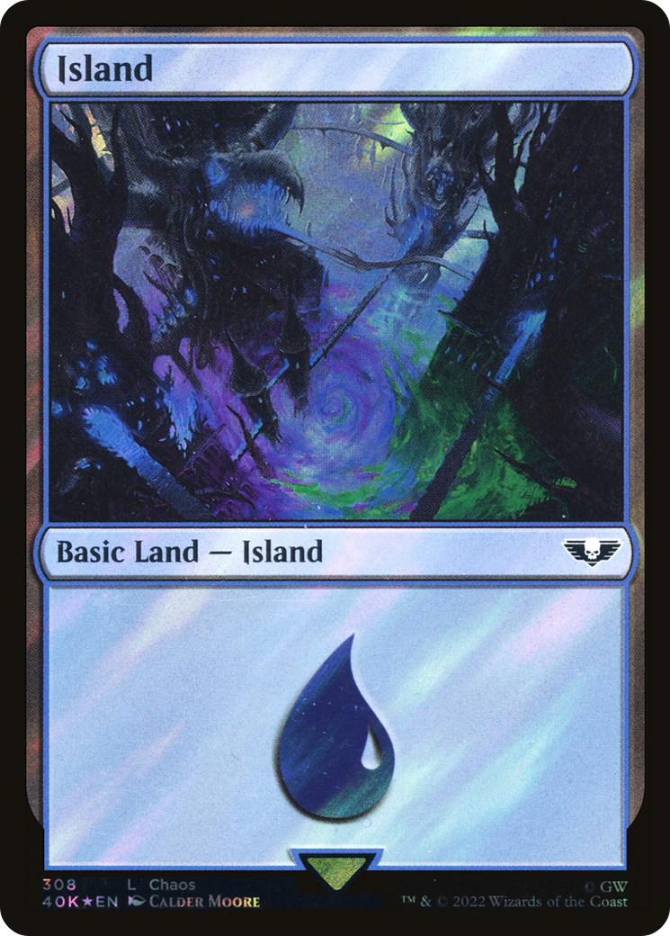 Island (40K-308★) - Warhammer 40,000 Commander Foil - Premium MTG Single from Wizards of the Coast - Just $0.25! Shop now at Game Crave Tournament Store