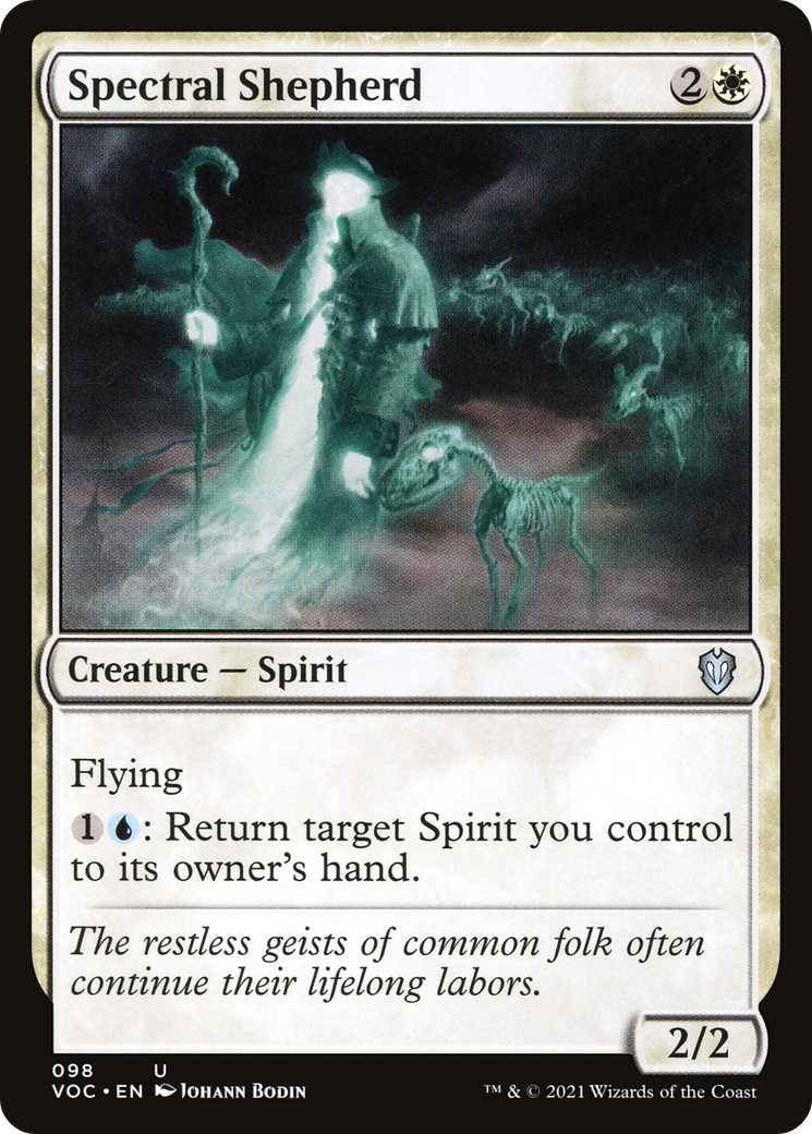 Spectral Shepherd (VOC-098) - Crimson Vow Commander - Premium MTG Single from Wizards of the Coast - Just $0.25! Shop now at Game Crave Tournament Store