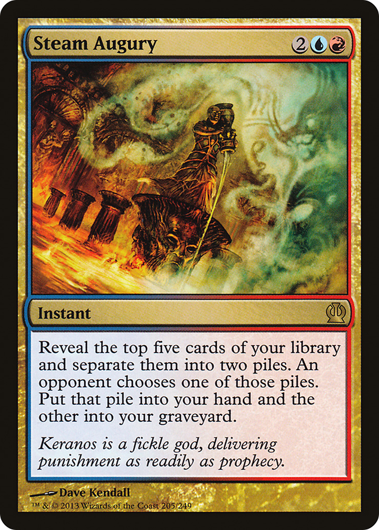 Steam Augury (THS-205) - Theros Foil - Premium MTG Single from Wizards of the Coast - Just $0.28! Shop now at Game Crave Tournament Store