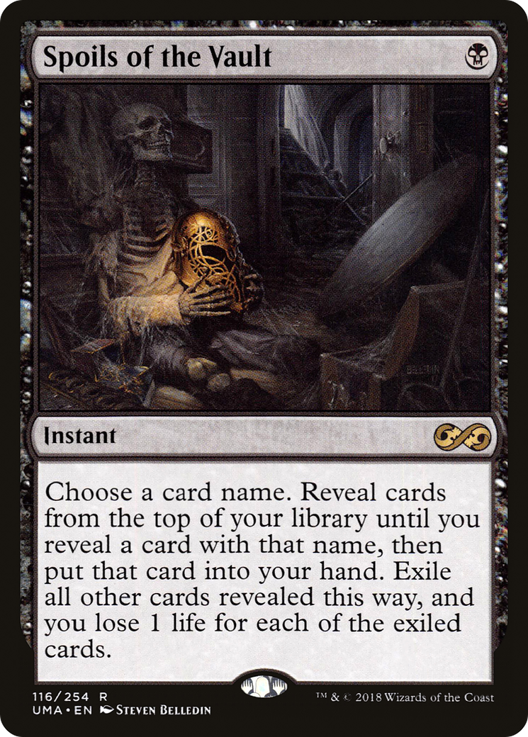 Spoils of the Vault (UMA-116) - Ultimate Masters Foil - Premium MTG Single from Wizards of the Coast - Just $1.02! Shop now at Game Crave Tournament Store