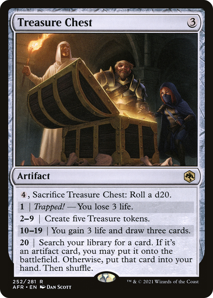 Treasure Chest (AFR-252) - Adventures in the Forgotten Realms - Premium MTG Single from Wizards of the Coast - Just $0.08! Shop now at Game Crave Tournament Store
