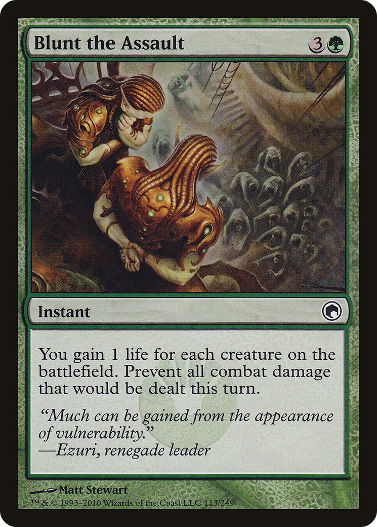Blunt the Assault (SOM-113) - Scars of Mirrodin - Premium MTG Single from Wizards of the Coast - Just $0.08! Shop now at Game Crave Tournament Store