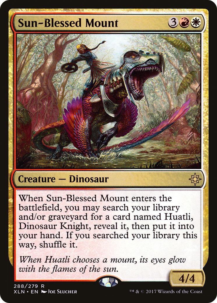 Sun-Blessed Mount (XLN-288) - Ixalan - Premium MTG Single from Wizards of the Coast - Just $0.08! Shop now at Game Crave Tournament Store