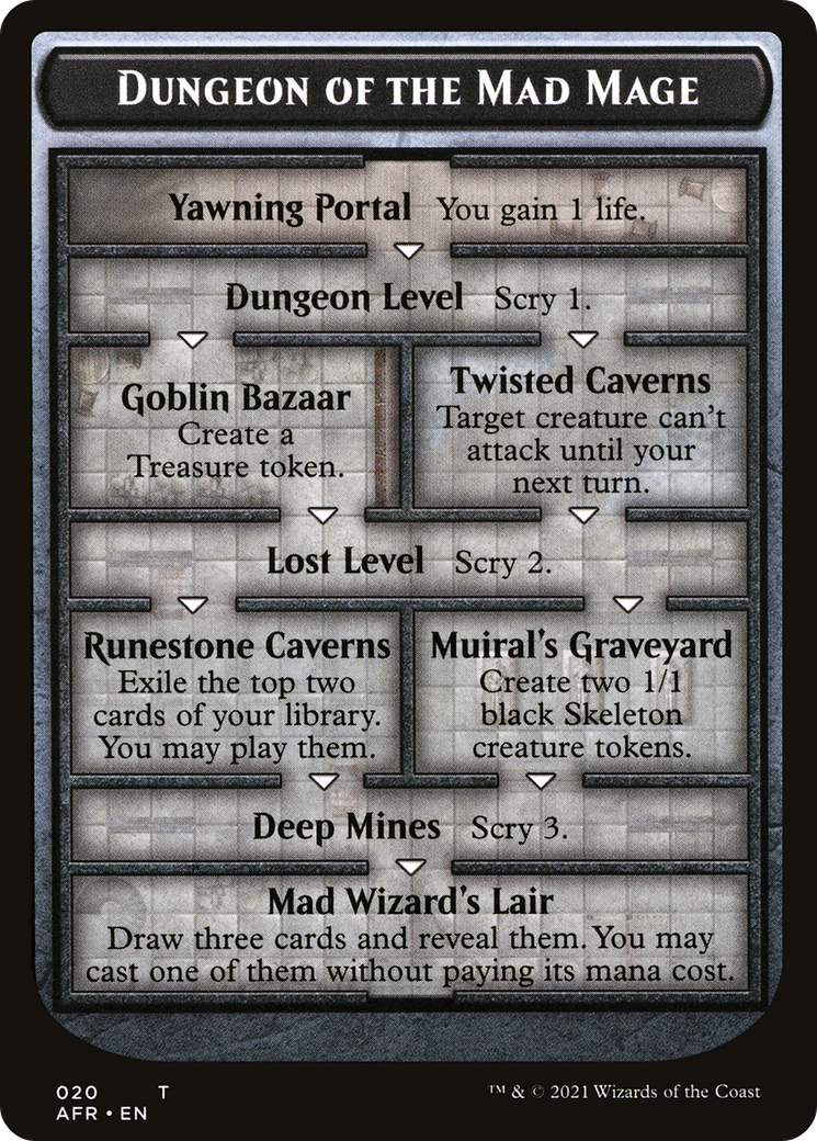 Dungeon of the Mad Mage (TAFR-020) - Adventures in the Forgotten Realms Tokens - Premium MTG Single from Wizards of the Coast - Just $0.86! Shop now at Game Crave Tournament Store