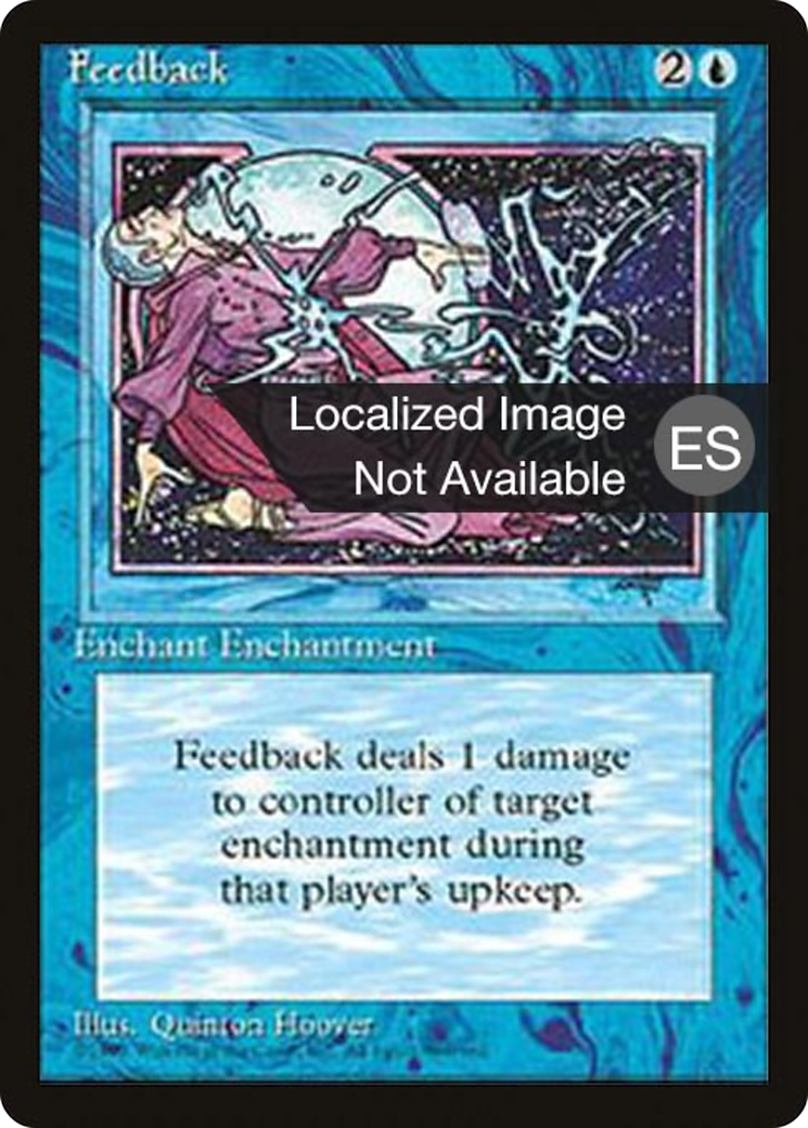 Feedback (4BB-071) - Fourth Edition Foreign Black Border - Premium MTG Single from Wizards of the Coast - Just $0.31! Shop now at Game Crave Tournament Store