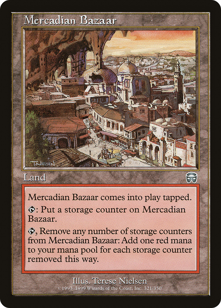 Mercadian Bazaar (MMQ-321) - Mercadian Masques - Premium MTG Single from Wizards of the Coast - Just $0.35! Shop now at Game Crave Tournament Store
