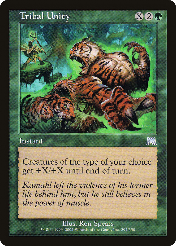 Tribal Unity (ONS-294) - Onslaught Foil - Premium MTG Single from Wizards of the Coast - Just $1.11! Shop now at Game Crave Tournament Store