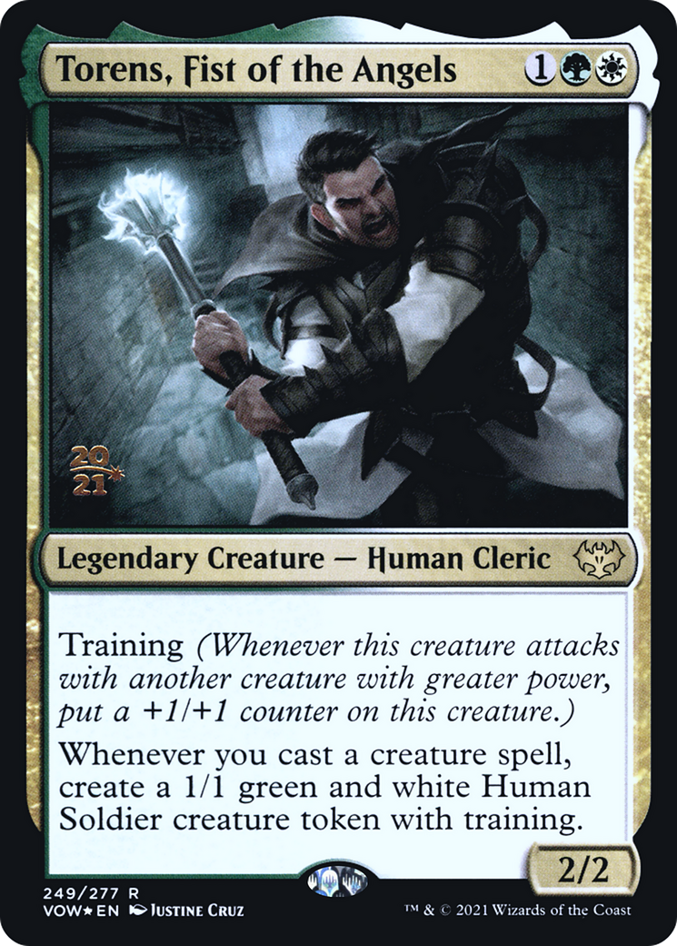Torens, Fist of the Angels (PVOW-249S) - Innistrad: Crimson Vow Promos Foil - Premium MTG Single from Wizards of the Coast - Just $0.35! Shop now at Game Crave Tournament Store