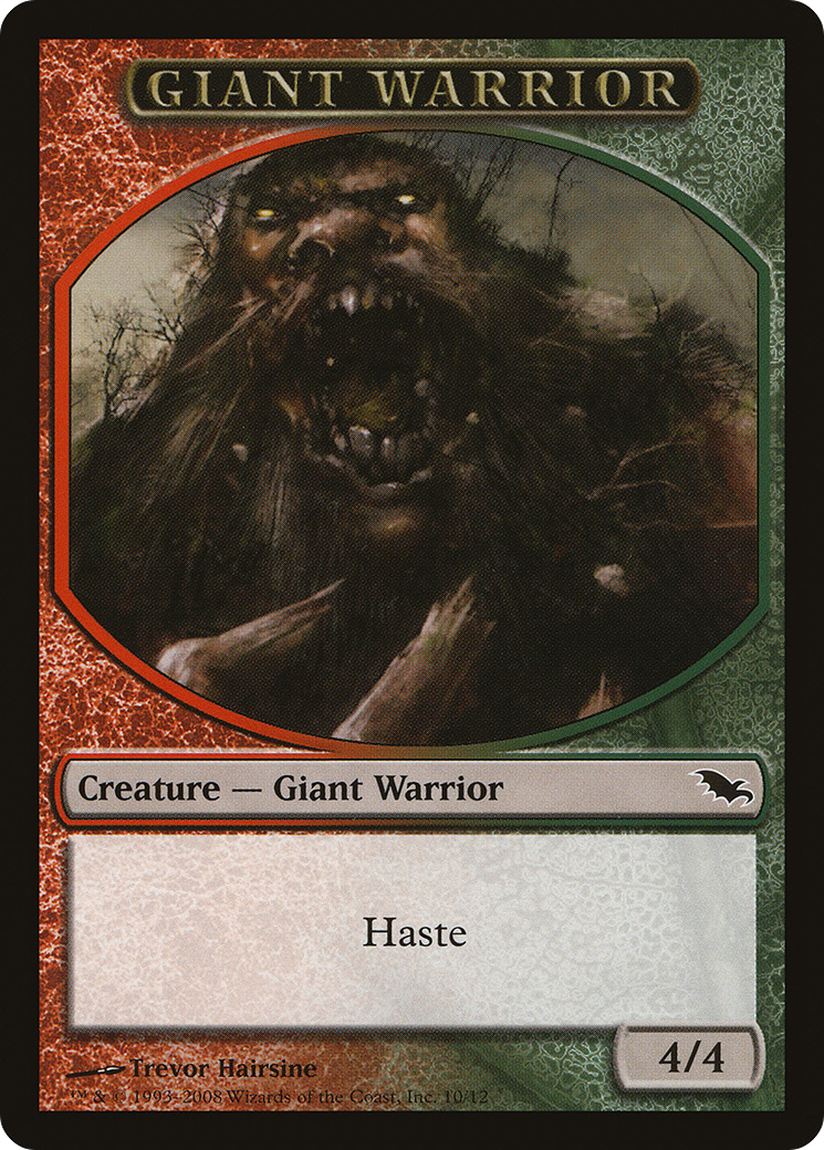 Giant Warrior (TSHM-010) - Shadowmoor Tokens - Premium MTG Single from Wizards of the Coast - Just $0.25! Shop now at Game Crave Tournament Store