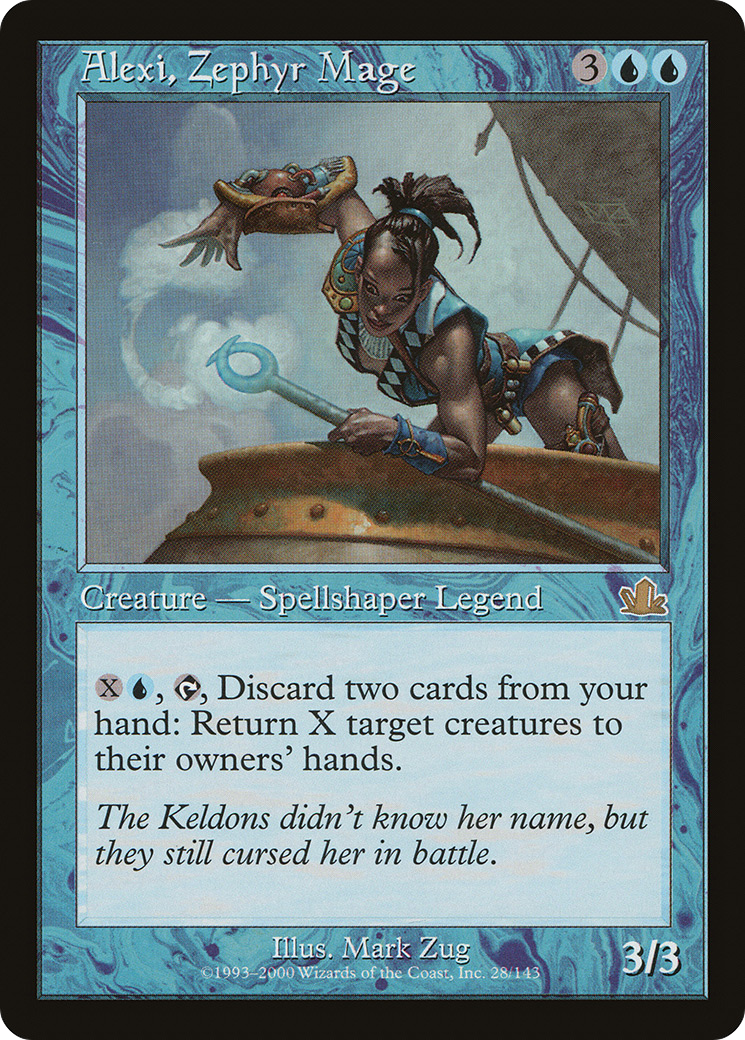 Alexi, Zephyr Mage (PCY-028) - Prophecy Foil - Premium MTG Single from Wizards of the Coast - Just $6.86! Shop now at Game Crave Tournament Store