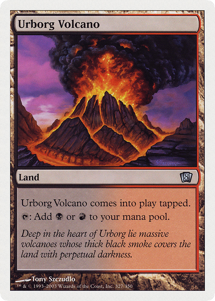 Urborg Volcano (8ED-327) - Eighth Edition - Premium MTG Single from Wizards of the Coast - Just $0.08! Shop now at Game Crave Tournament Store