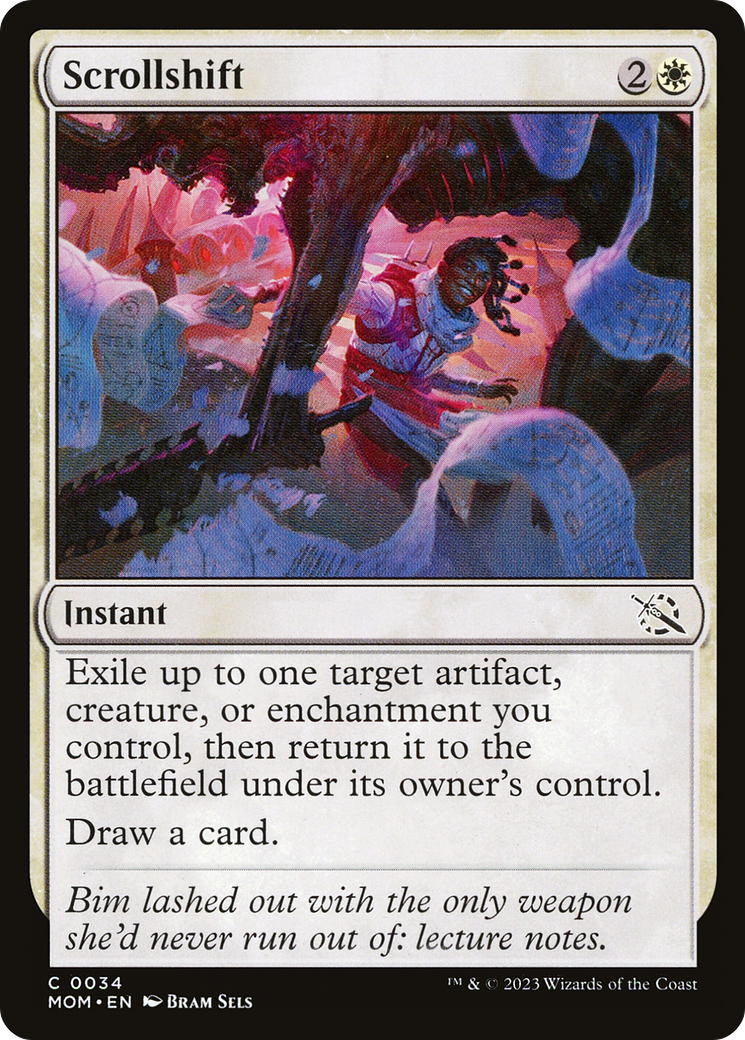 Scrollshift (MOM-034) - March of the Machine - Premium MTG Single from Wizards of the Coast - Just $0.08! Shop now at Game Crave Tournament Store