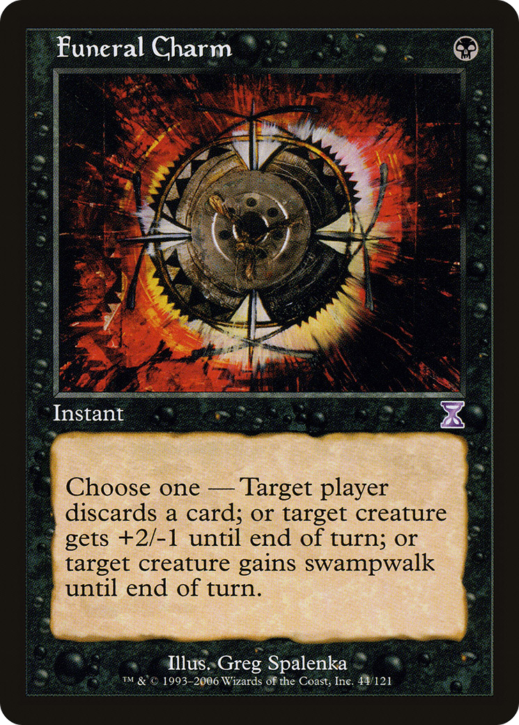 Funeral Charm (TSB-044) - Time Spiral Timeshifted - Premium MTG Single from Wizards of the Coast - Just $1.02! Shop now at Game Crave Tournament Store