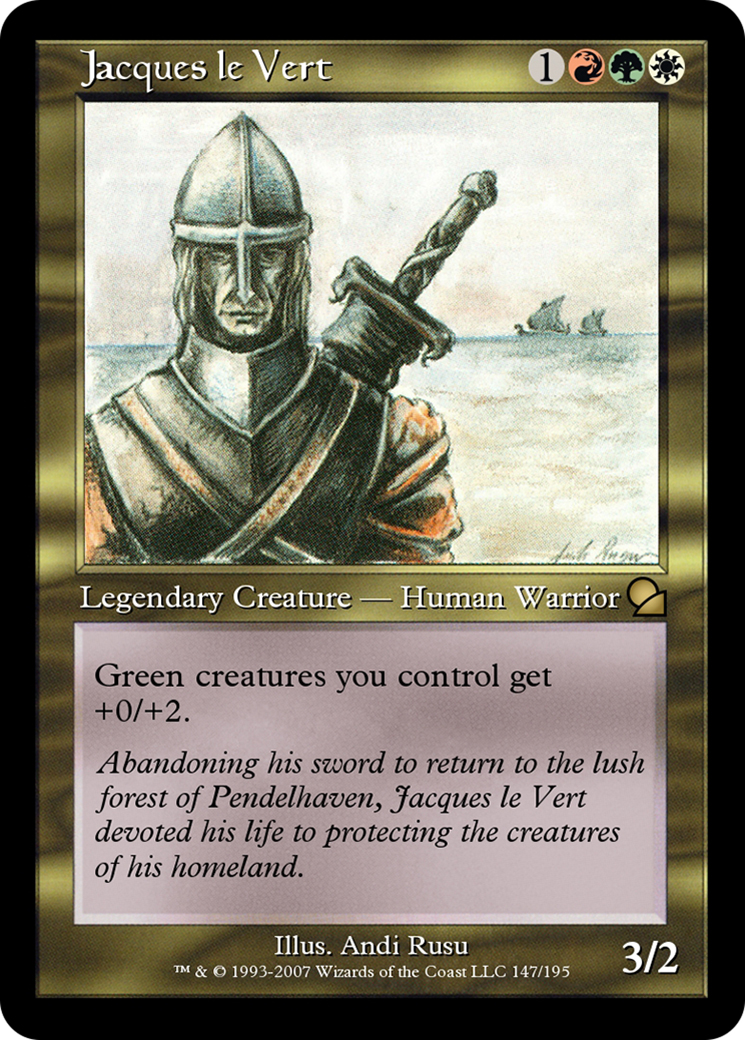 Jacques le Vert (ME1-147) - Masters Edition - Premium MTG Single from Wizards of the Coast - Just $0! Shop now at Game Crave Tournament Store