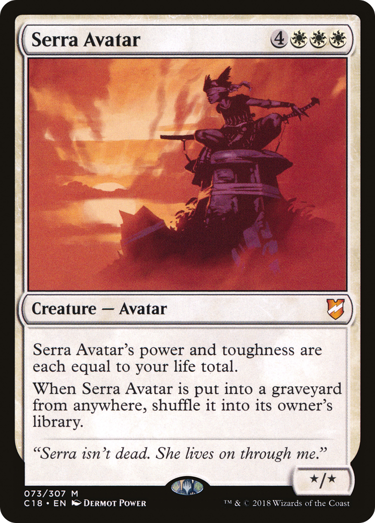 Serra Avatar (C18-073) - Commander 2018 - Premium MTG Single from Wizards of the Coast - Just $0.09! Shop now at Game Crave Tournament Store