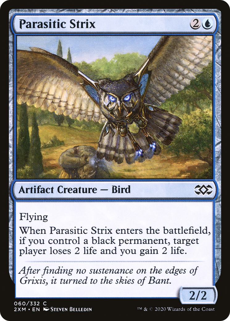 Parasitic Strix (2XM-060) - Double Masters - Premium MTG Single from Wizards of the Coast - Just $0.08! Shop now at Game Crave Tournament Store