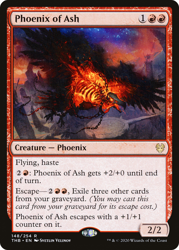 Phoenix of Ash (THB-148) - Theros Beyond Death - Premium MTG Single from Wizards of the Coast - Just $0.08! Shop now at Game Crave Tournament Store