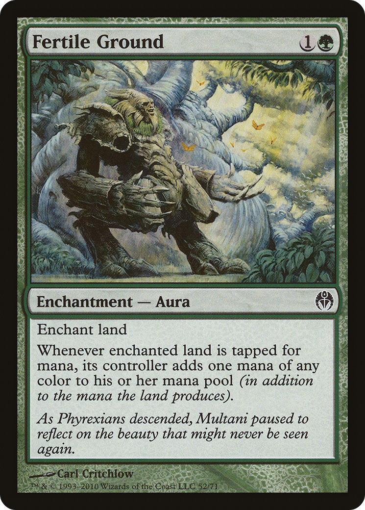 Fertile Ground (DDE-052) - Duel Decks: Phyrexia vs. the Coalition - Premium MTG Single from Wizards of the Coast - Just $0.08! Shop now at Game Crave Tournament Store