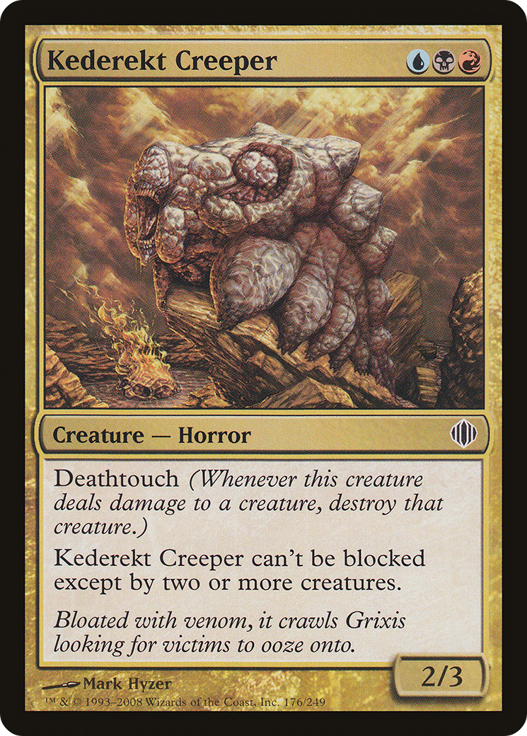 Kederekt Creeper (ALA-176) - Shards of Alara Foil - Premium MTG Single from Wizards of the Coast - Just $0.08! Shop now at Game Crave Tournament Store