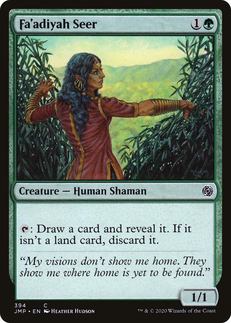 Fa'adiyah Seer (JMP-394) - Jumpstart - Premium MTG Single from Wizards of the Coast - Just $0.08! Shop now at Game Crave Tournament Store