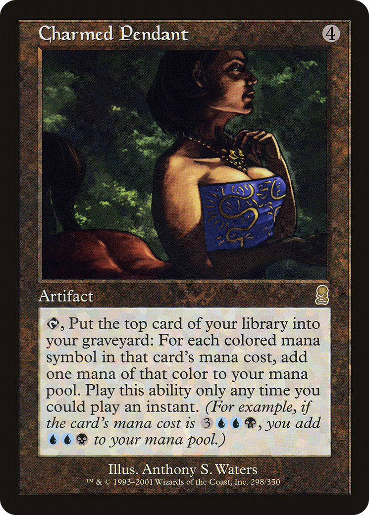 Charmed Pendant (ODY-298) - Odyssey Foil - Premium MTG Single from Wizards of the Coast - Just $5.37! Shop now at Game Crave Tournament Store