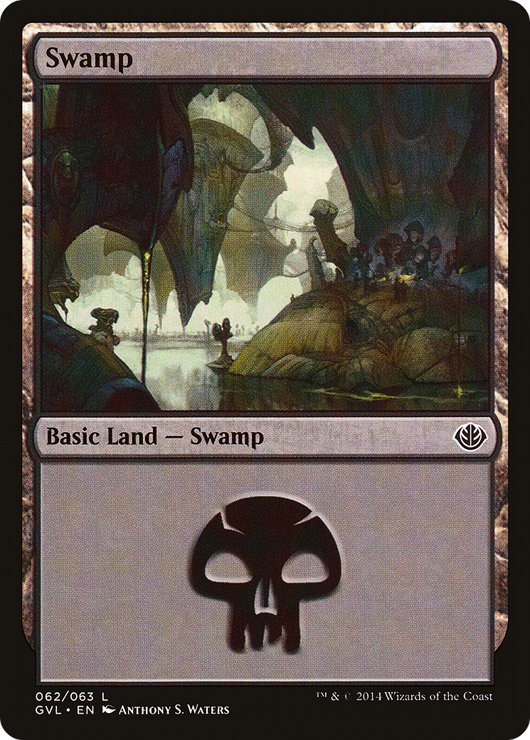 Swamp (GVL-062) - Duel Decks Anthology: Garruk vs. Liliana - Premium MTG Single from Wizards of the Coast - Just $0.08! Shop now at Game Crave Tournament Store