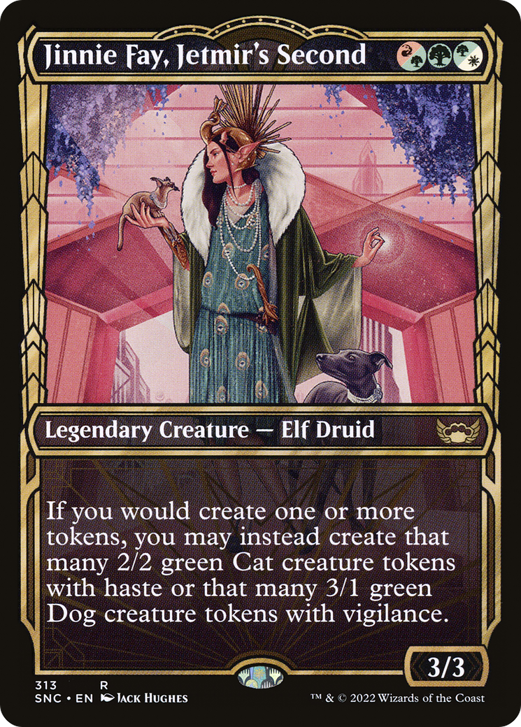 Jinnie Fay, Jetmir's Second (SNC-313) - Streets of New Capenna: (Showcase) Foil - Premium MTG Single from Wizards of the Coast - Just $0.12! Shop now at Game Crave Tournament Store