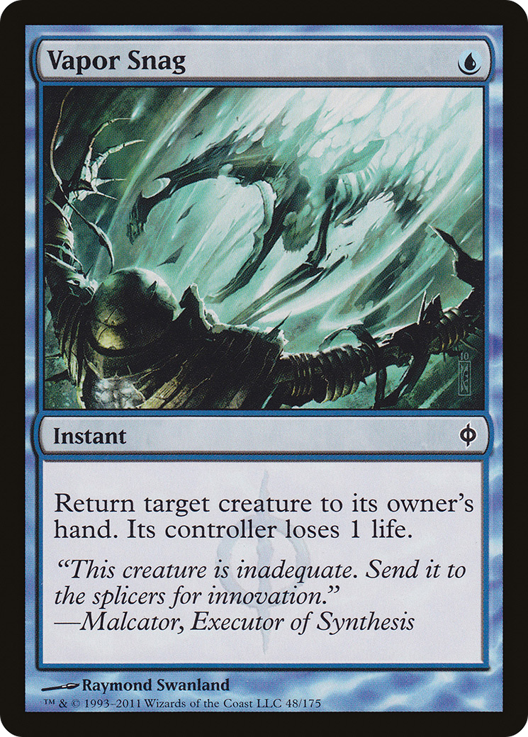 Vapor Snag (NPH-048) - New Phyrexia - Premium MTG Single from Wizards of the Coast - Just $0.08! Shop now at Game Crave Tournament Store