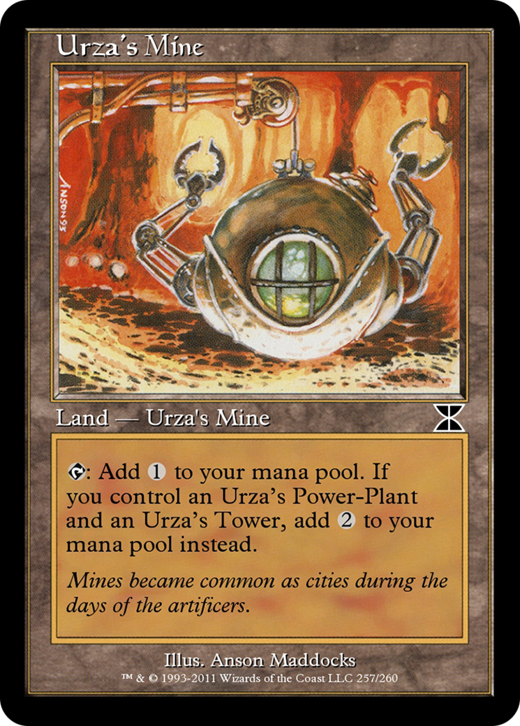 Urza's Mine (ME4-257C) - Masters Edition IV - Premium MTG Single from Wizards of the Coast - Just $0! Shop now at Game Crave Tournament Store
