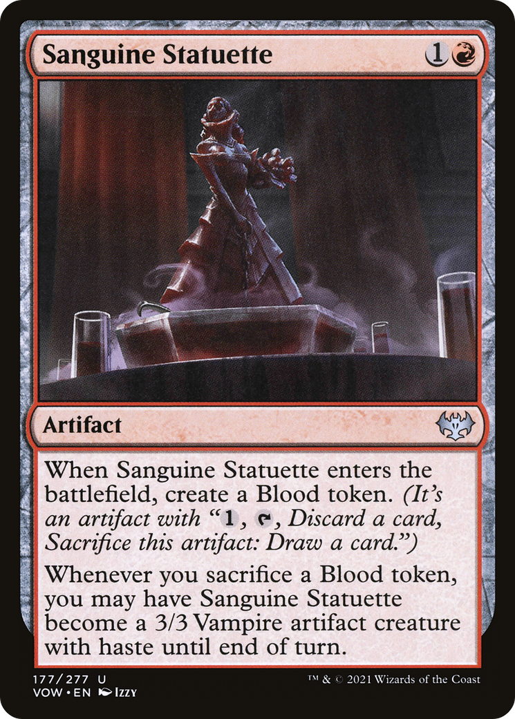 Sanguine Statuette (VOW-177) - Innistrad: Crimson Vow - Premium MTG Single from Wizards of the Coast - Just $0.25! Shop now at Game Crave Tournament Store