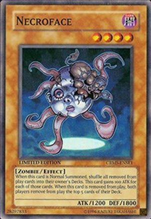 Necroface (CRMS-ENSE1) - Crimson Crisis Limited - Premium Yugioh Single from Konami - Just $1.69! Shop now at Game Crave Tournament Store