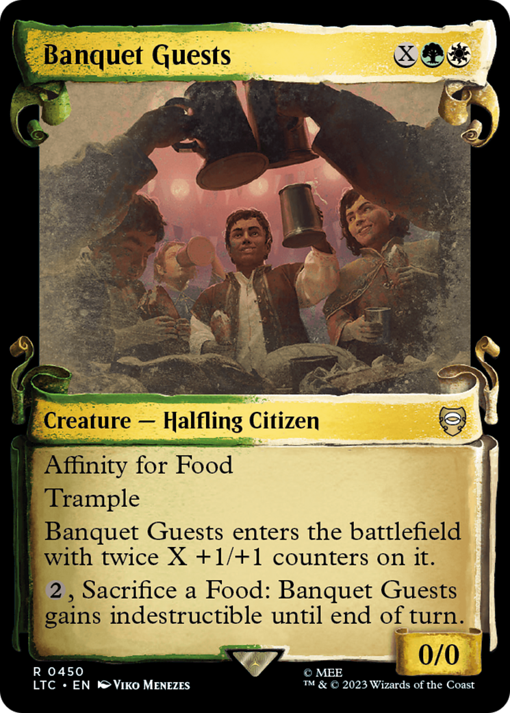 Banquet Guests (LTC-450) - Tales of Middle-earth Commander: (Showcase) - Premium MTG Single from Wizards of the Coast - Just $0.20! Shop now at Game Crave Tournament Store