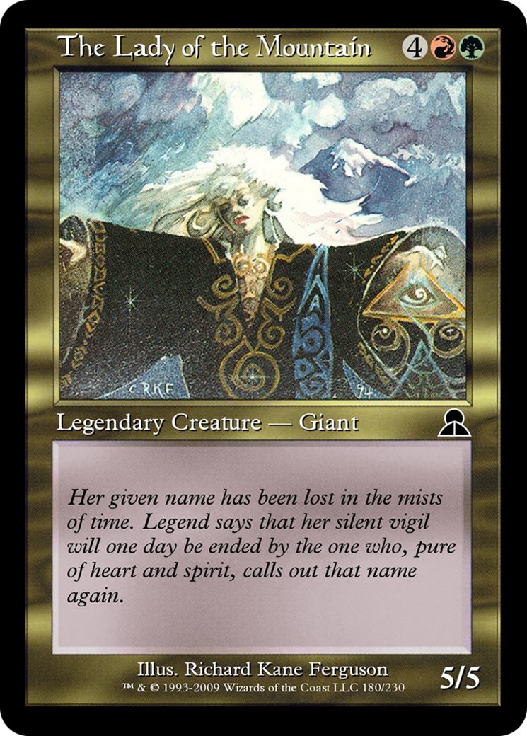 The Lady of the Mountain (ME3-180) - Masters Edition III - Premium MTG Single from Wizards of the Coast - Just $0! Shop now at Game Crave Tournament Store