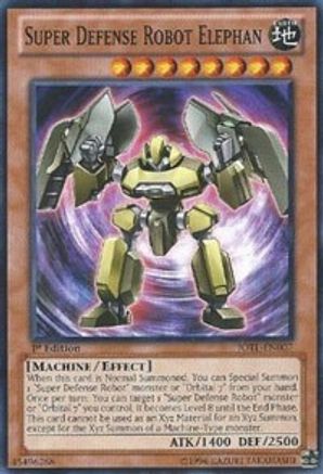 Super Defense Robot Elephan (JOTL-EN007) - Judgment of the Light 1st Edition - Premium Yugioh Single from Konami - Just $0.25! Shop now at Game Crave Tournament Store