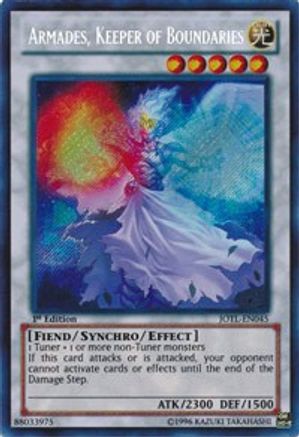 Armades, Keeper of Boundaries (JOTL-EN045) - Judgment of the Light Unlimited - Premium Yugioh Single from Konami - Just $2.31! Shop now at Game Crave Tournament Store