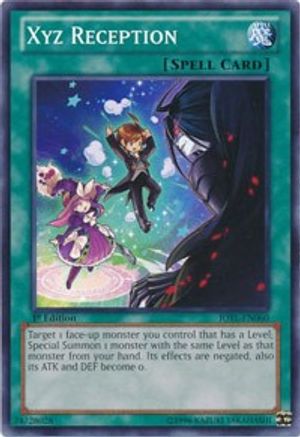 Xyz Reception (JOTL-EN060) - Judgment of the Light Unlimited - Premium Yugioh Single from Konami - Just $0.25! Shop now at Game Crave Tournament Store