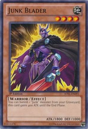 Junk Blader (JOTL-EN091) - Judgment of the Light 1st Edition - Premium Yugioh Single from Konami - Just $0.25! Shop now at Game Crave Tournament Store