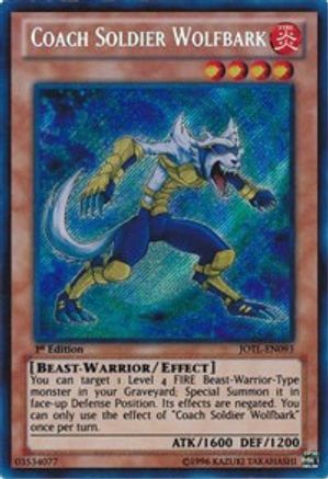 Coach Soldier Wolfbark (JOTL-EN093) - Judgment of the Light Unlimited - Premium Yugioh Single from Konami - Just $1.30! Shop now at Game Crave Tournament Store