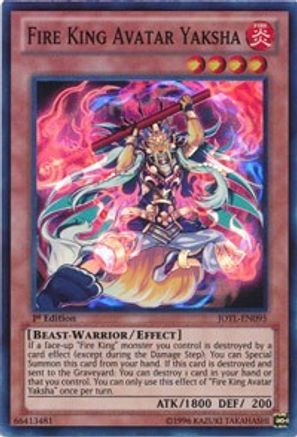 Fire King Avatar Yaksha (JOTL-EN095) - Judgment of the Light Unlimited - Premium Yugioh Single from Konami - Just $0.63! Shop now at Game Crave Tournament Store