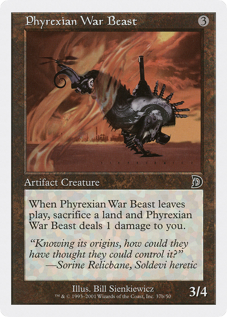Phyrexian War Beast (DKM-37B) - Deckmasters - Premium MTG Single from Wizards of the Coast - Just $0.25! Shop now at Game Crave Tournament Store