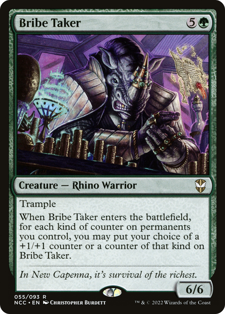 Bribe Taker (NCC-055) - New Capenna Commander - Premium MTG Single from Wizards of the Coast - Just $0.25! Shop now at Game Crave Tournament Store