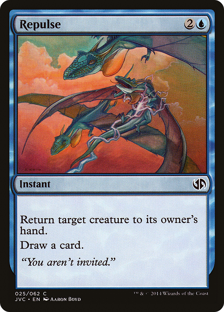 Repulse (JVC-025) - Duel Decks Anthology: Jace vs. Chandra - Premium MTG Single from Wizards of the Coast - Just $0.08! Shop now at Game Crave Tournament Store