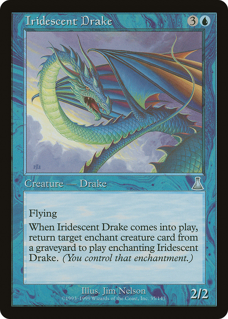 Iridescent Drake (UDS-035) - Urza's Destiny - Premium MTG Single from Wizards of the Coast - Just $0.08! Shop now at Game Crave Tournament Store